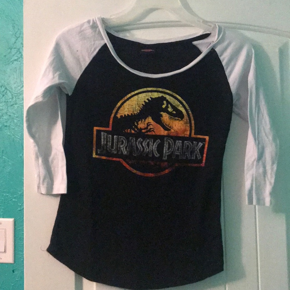 Jurassic Park 3/4 Sleeve Tee